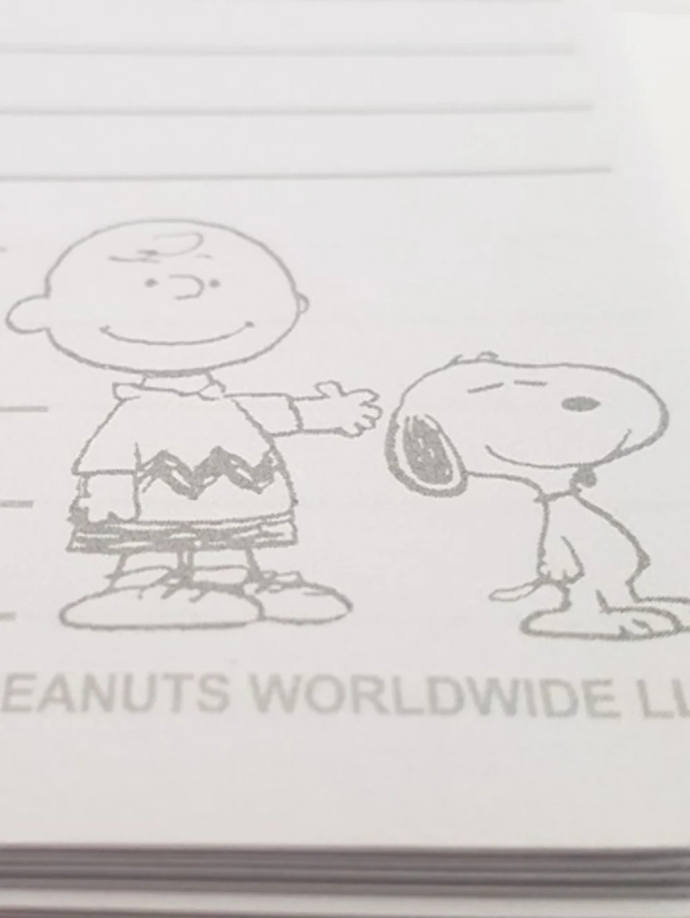LOUNGEFLY X PEANUTS SNOOPY & GANG STATIONERY JOURNAL